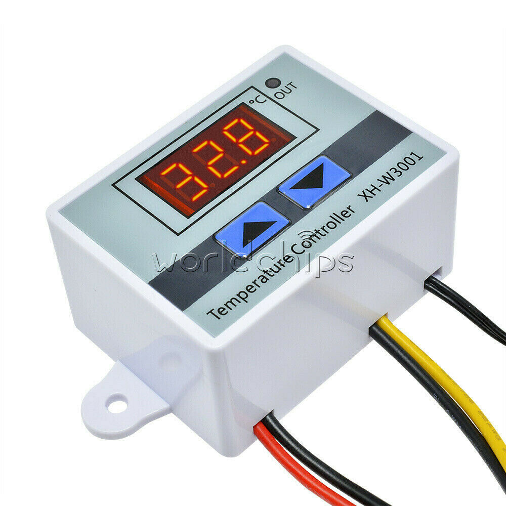 Digital AC 110-220V LED Temperature Controller Thermostat NTC10K Sensor W3001