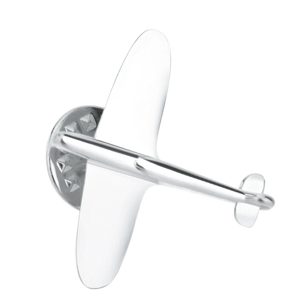 Funny Plane Shape Men Lapel Pin Brooch Badge Buckle Engagement Jewelry