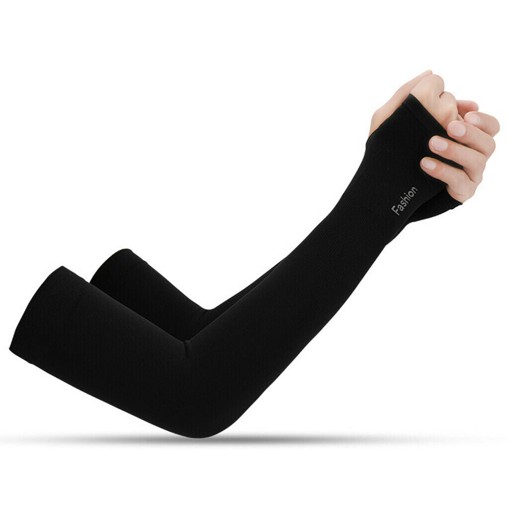 Cooling Arm Sleeves Sun-Block Protector Golf Basketball Tennis Running