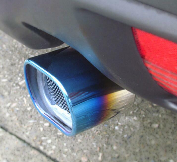 Car Auto Exhaust Pipe Tail Muffler Tip Stainless Steel for Dia Less than 55mm