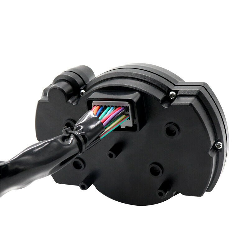 Motorcycle ATV Bikes 7 Color LED Odometer Speedometer Digital Gauge Tachometer