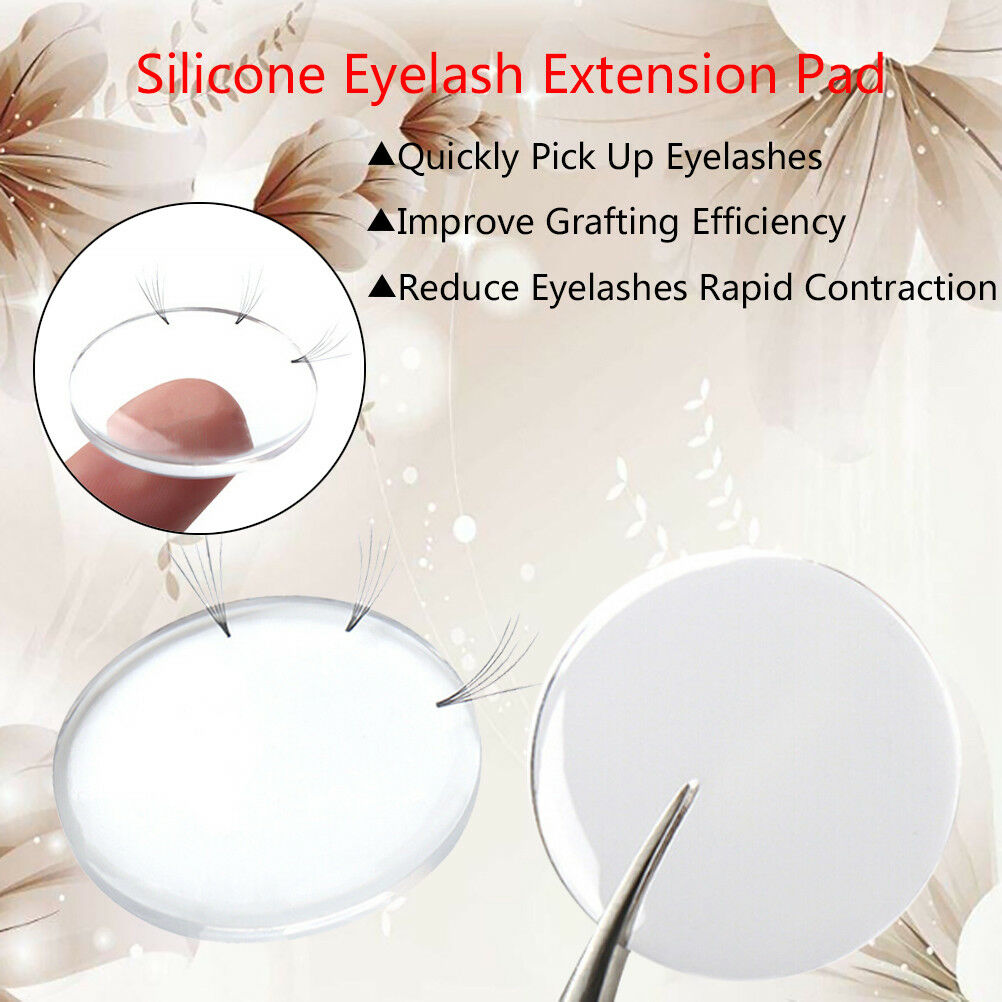 1Pc Silicone eyelash extension stand holder pallet pad eyelash tray holde.l8
