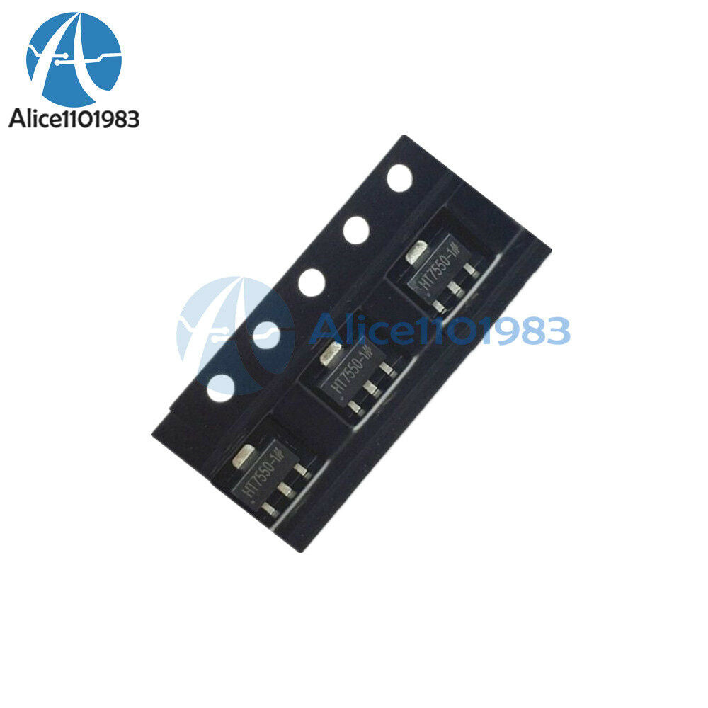 10PCS HT7550-1 0.1A 5V Low Dropout Voltage Regulator IC LDO SOT-89