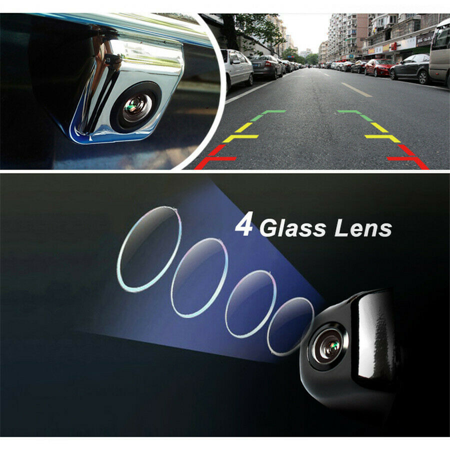 Waterproof Universal Black HD 170Â° Rear-View Back Up Reverse Camera Night View