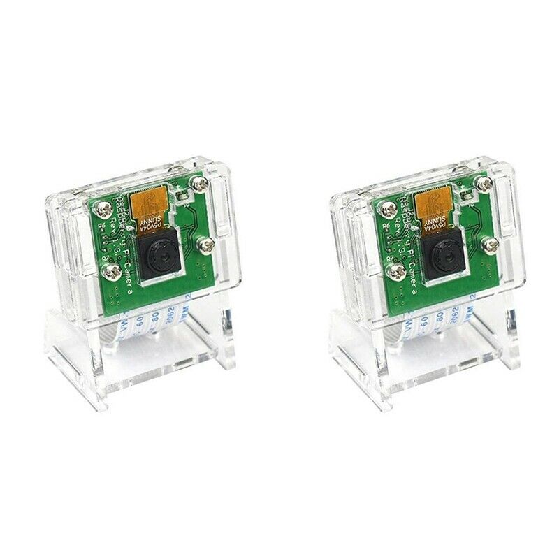 2PCS Acrylic Camera Holder for Raspberry Pi V2 Camera and OV5647 Mini Camera TQ3