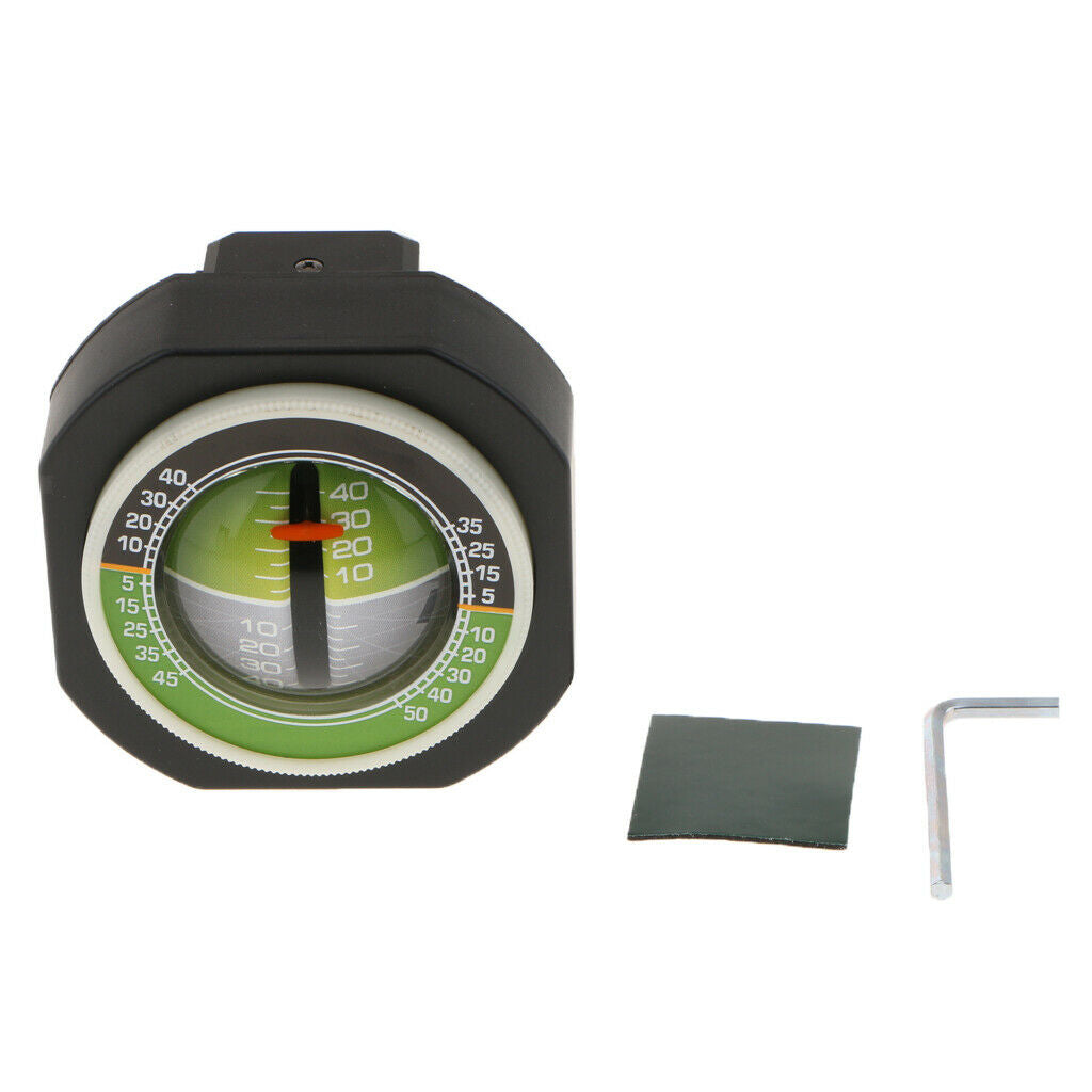 Car Level Meter Declinometer Gradient Inclinometer Angle Built-in LED