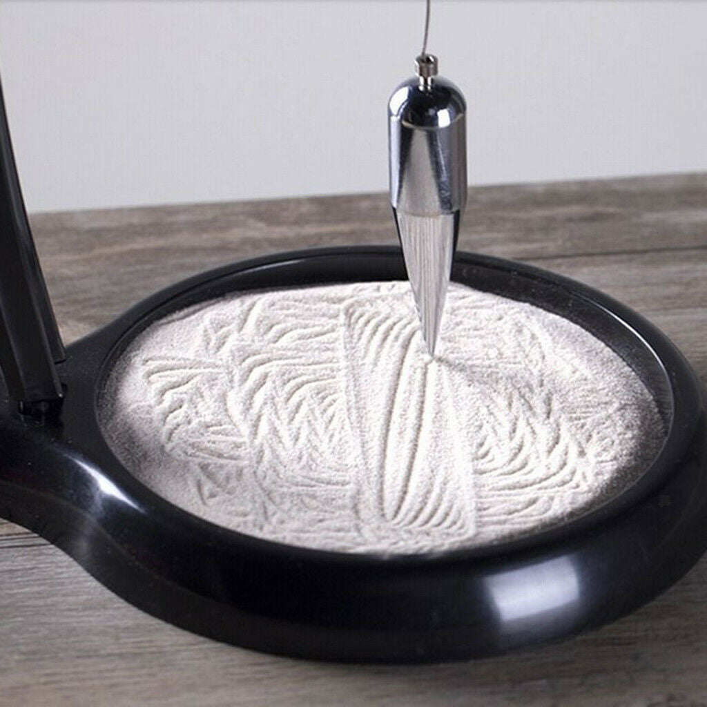 Gravity Sand Pendulum Ornament Relaxation Teaching Tool f/ Home Desk Decor