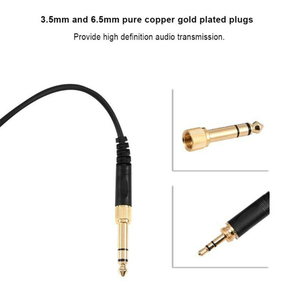 Audio Headphone Cord Spring Cable Wire Plug for Beyerdynamic DT 770 990 Pro