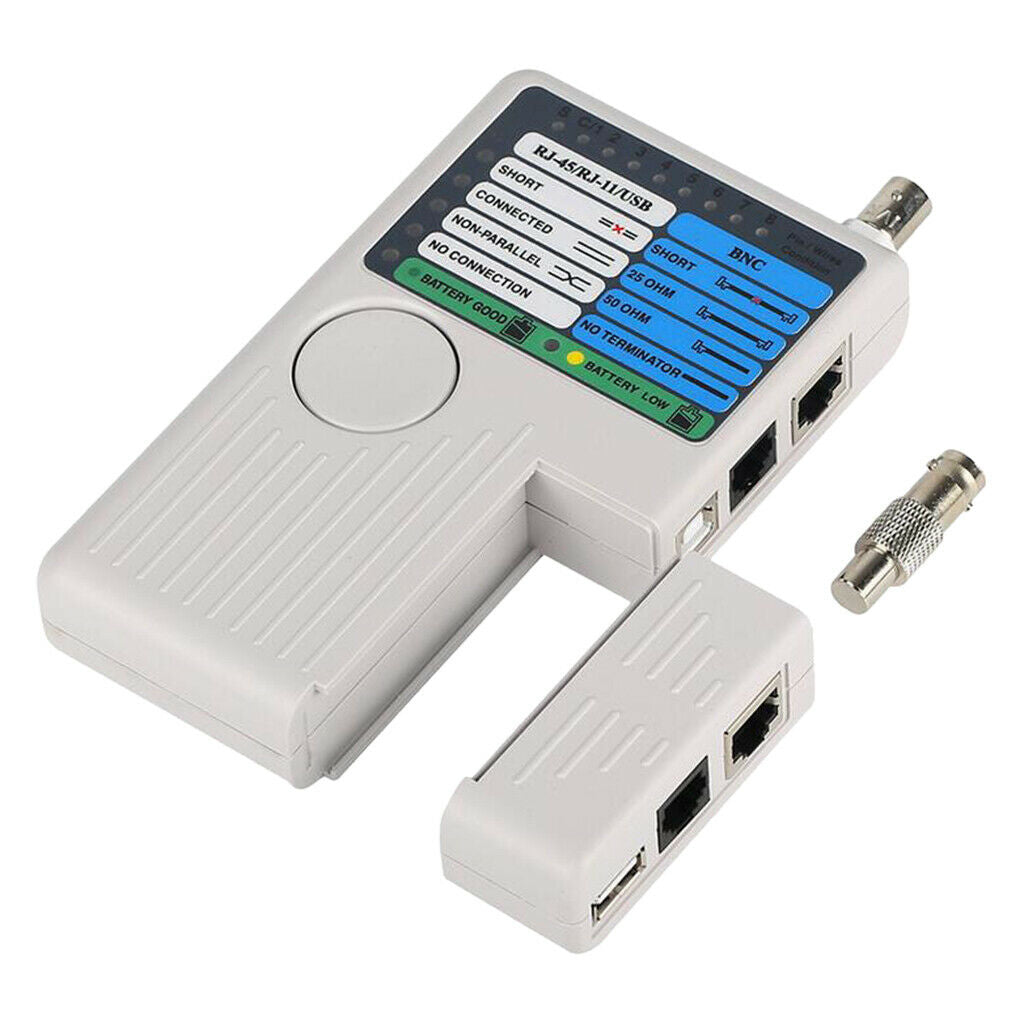 Multi Function 4in1 Cable Tester Meter LAN Cable Cat5 Cat6 Wire Tester