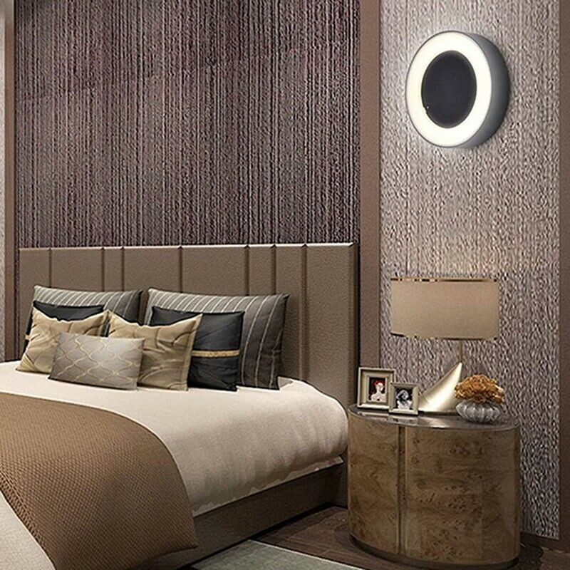 LED Wall Sconce Light Fixture Lamp 12W Warm White 3000K Indoor Wall Lamp forM1V1