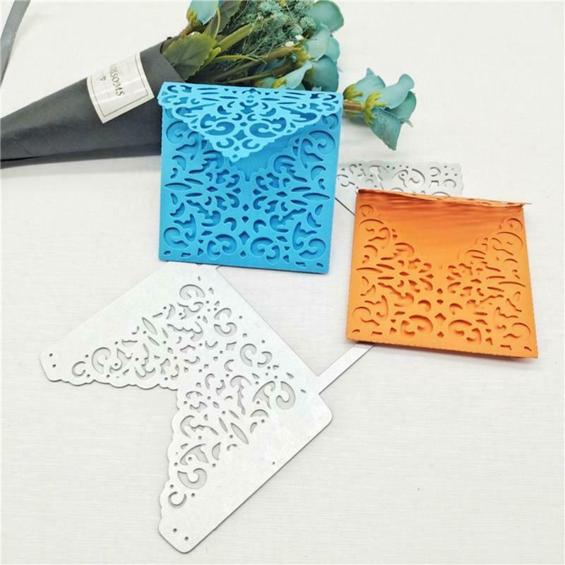 Envelope Puzzle Cutting Die Sencil Paper Art Crafts Cutting Template Stencil