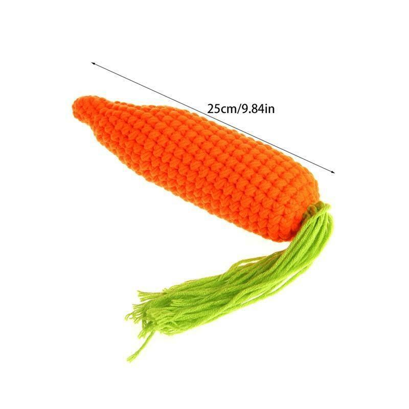 Newborns Baby Photography Props Girls Boys Carrot Crochet Kids Photo Accessories