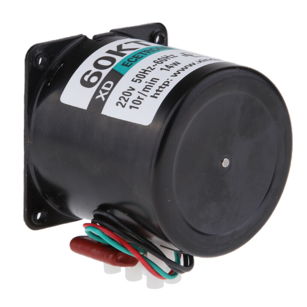 60KTYZ AC 220V 10RPM Permanent Magnetic Electric Synchronous Motor 14W