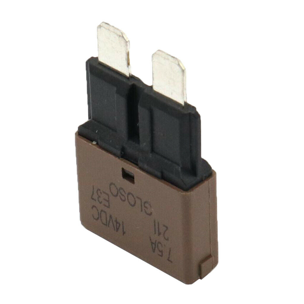 Car Truck Marine Universal Reset Circuit Breaker Blade Fuse 12V/24V 7.5A