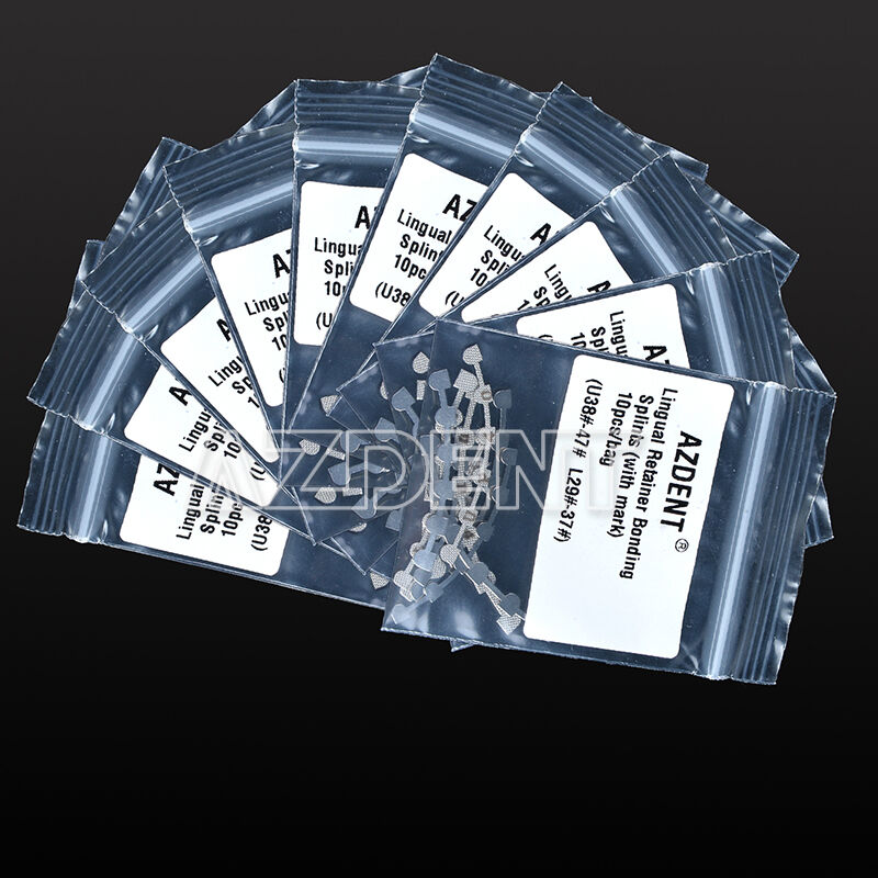5 Packs AZDENT Dental Orthodontic Lingual Retainer Bonding Splits with Marks