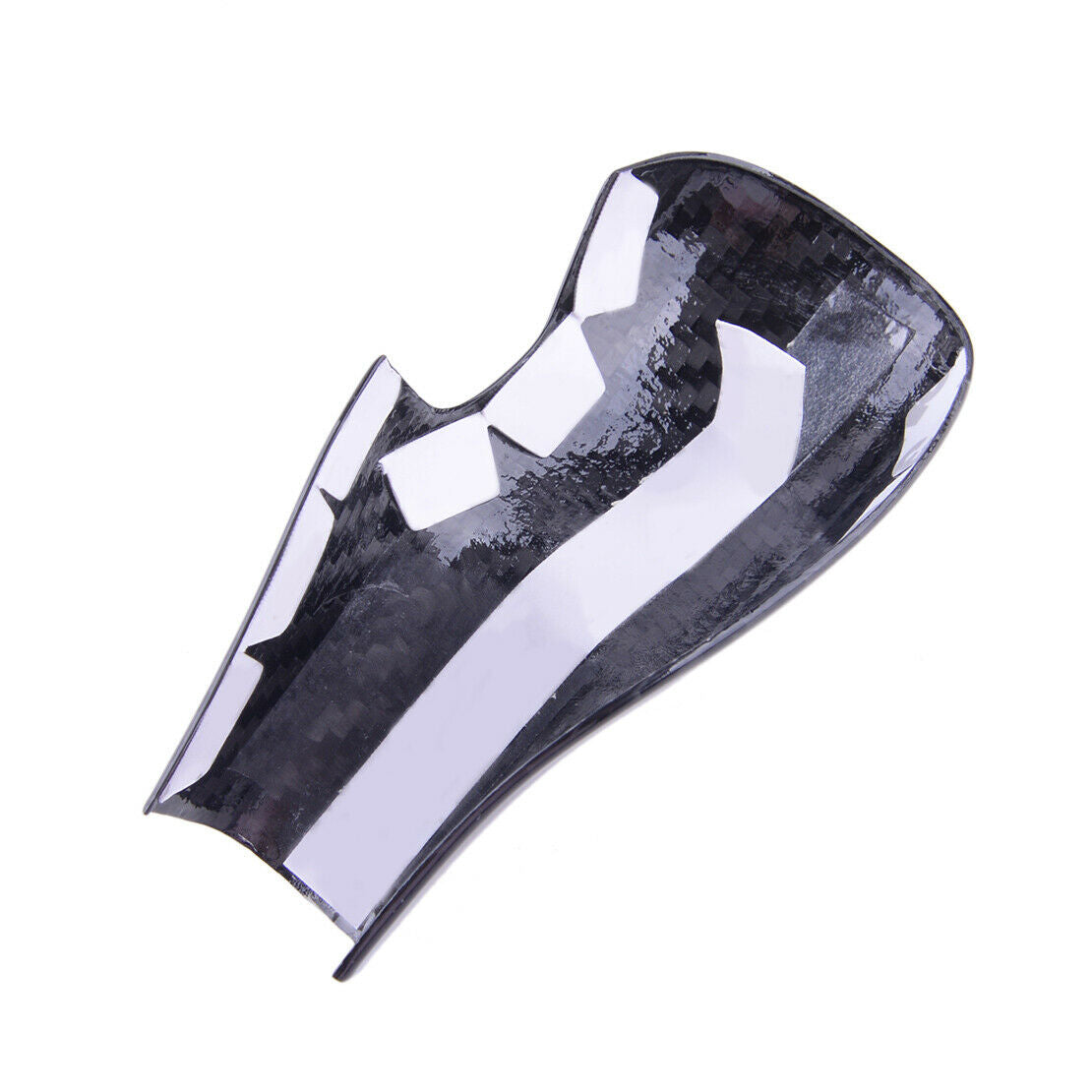 2x/set Real Carbon Fiber Gear Shift Knob Cover Trim Fit For Cadillac XT5 2016-18