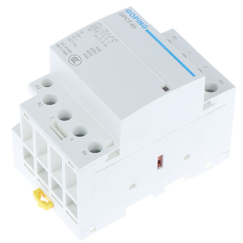 4P 63A 2NC 2NO 220V 400V~ 50/60HZ Din rail Household ac contactor:0YUAUBDAU
