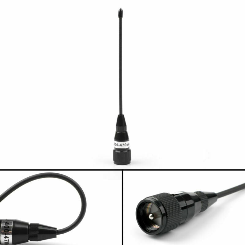 4PCS 10W Uhf 400-470MHz Car Radio Short Rubber Antenna PL259 Male Connector  UA