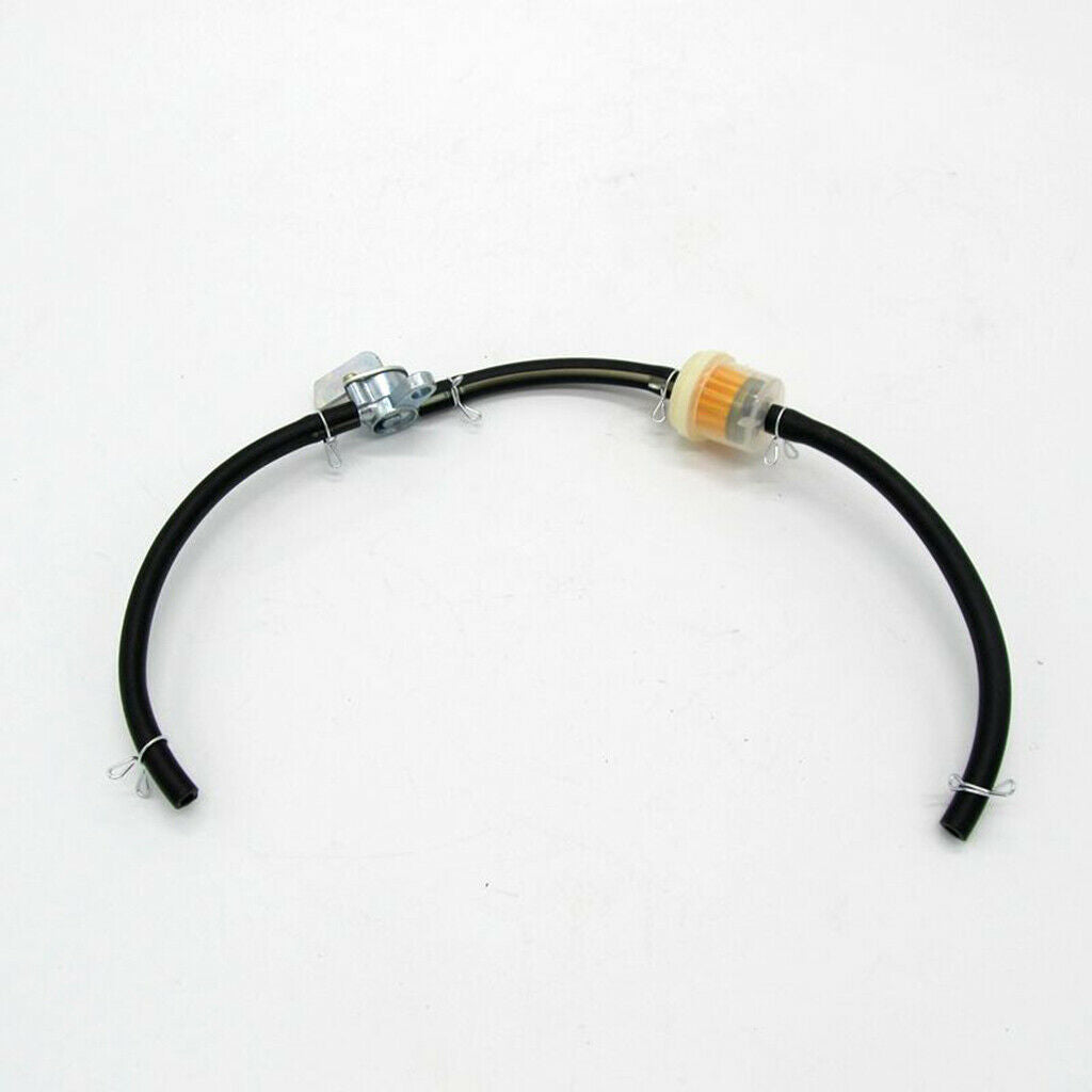 Fuel Gas Filter Petrol Pipe Hose Line On Off Valve Switch For Motorcycle ATV New