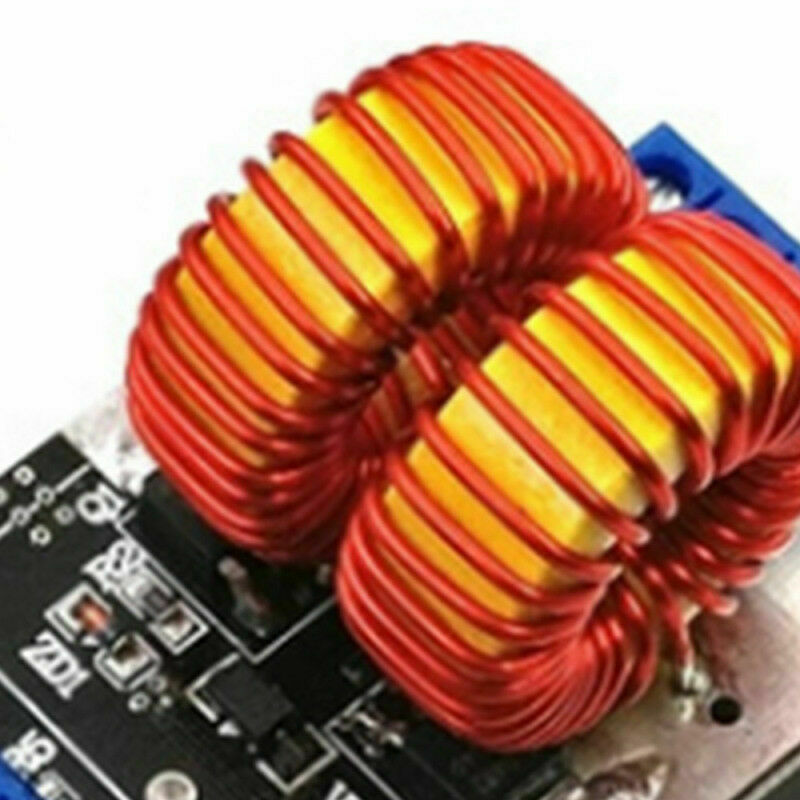 120W 5V-12V Low Voltage ZVS Induction Heating Power Supply Module w/Heater Coil