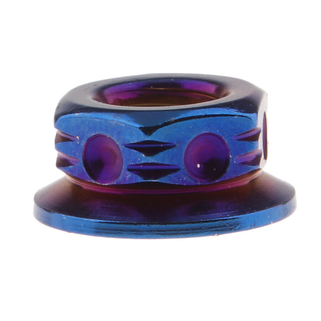 M8 Flange Nut for Motorcycle Electric Bike Sprocket Bolt Colourful