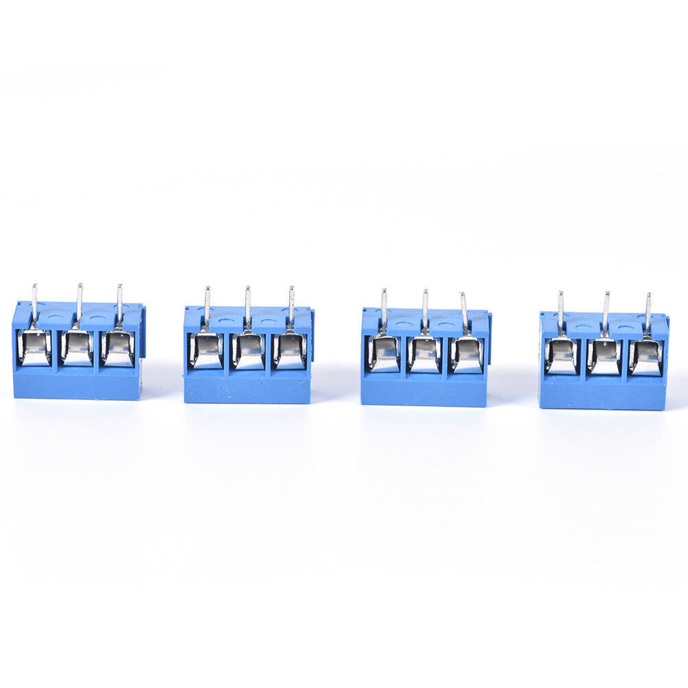 10PCS KF301-3P 5.08mm 3 Pin Connect Terminal Screw Terminal Connector B Lt