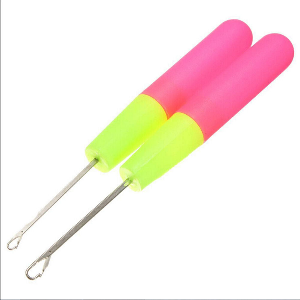 2X Crochet Hook Dreadlock Interlocking Lock Hair Micro Braid Needle Tool .l8