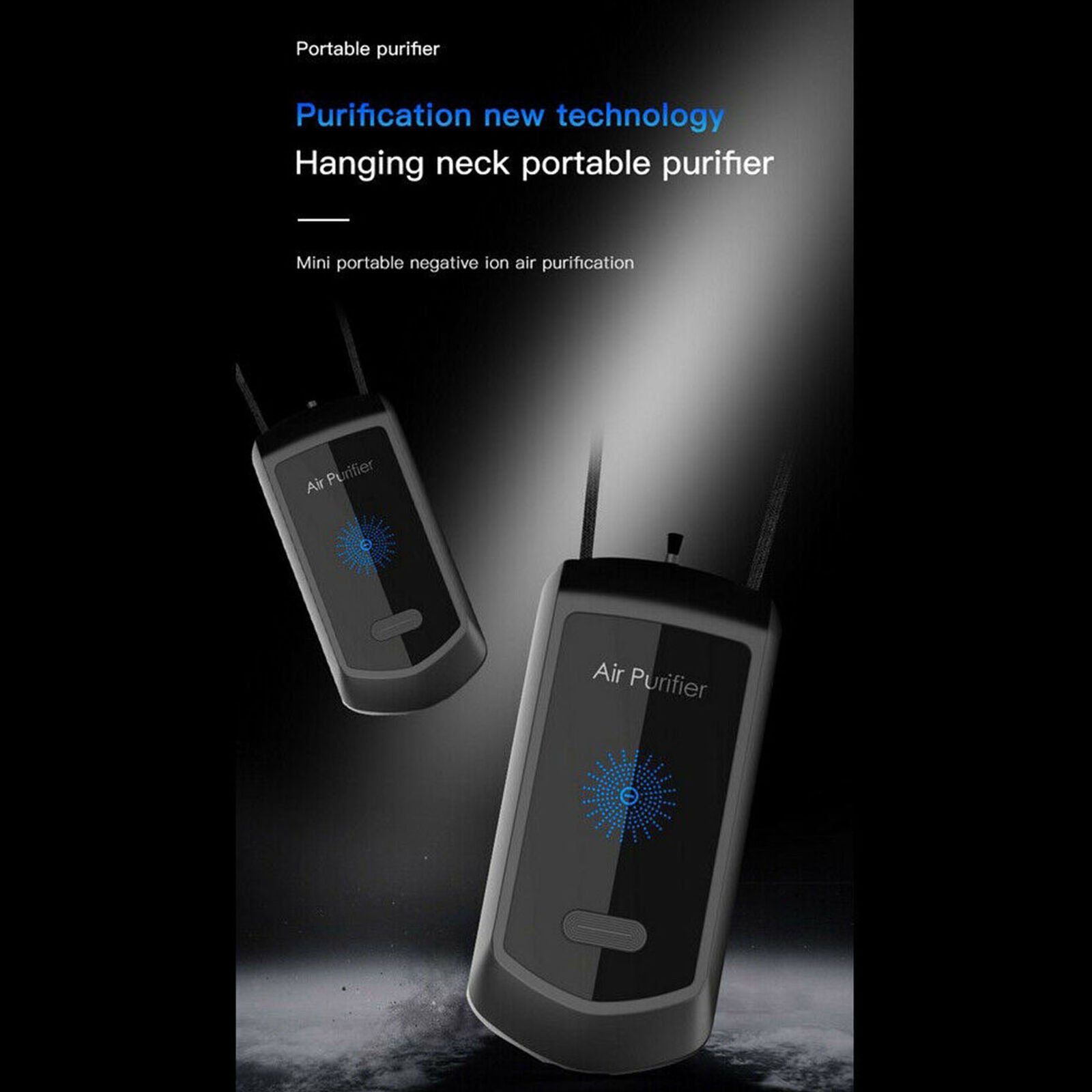Personal Air Purifier Wearable Necklace Portable Freshener