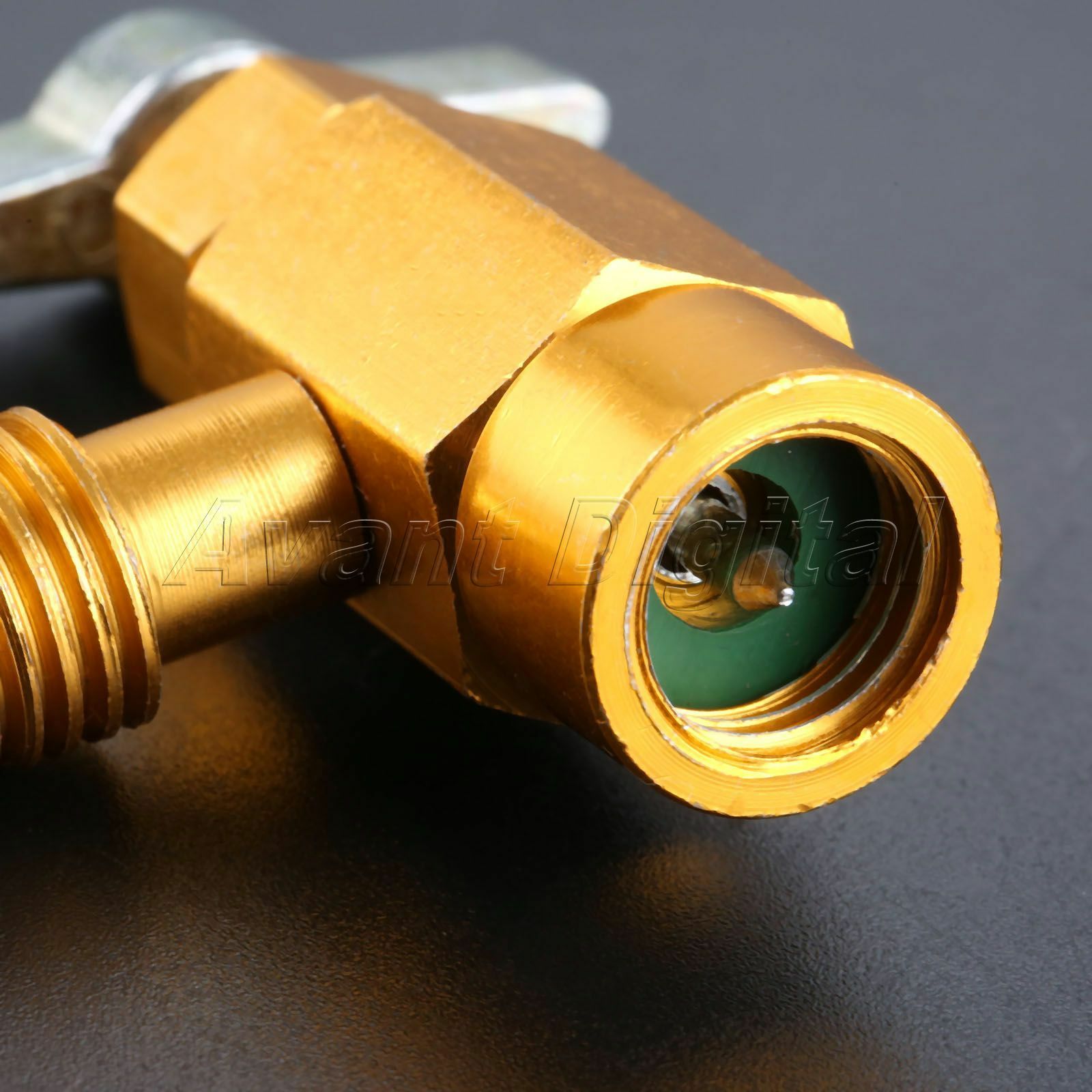 AC Interdynamics R-134a R-134 DV-134 Brass CAN TAP Dispensing Valve 1/2" ACME
