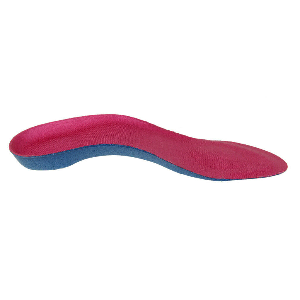 3/4 Velvet Fabric Insoles Cushion Arch Support Pads Foot Pain Relief