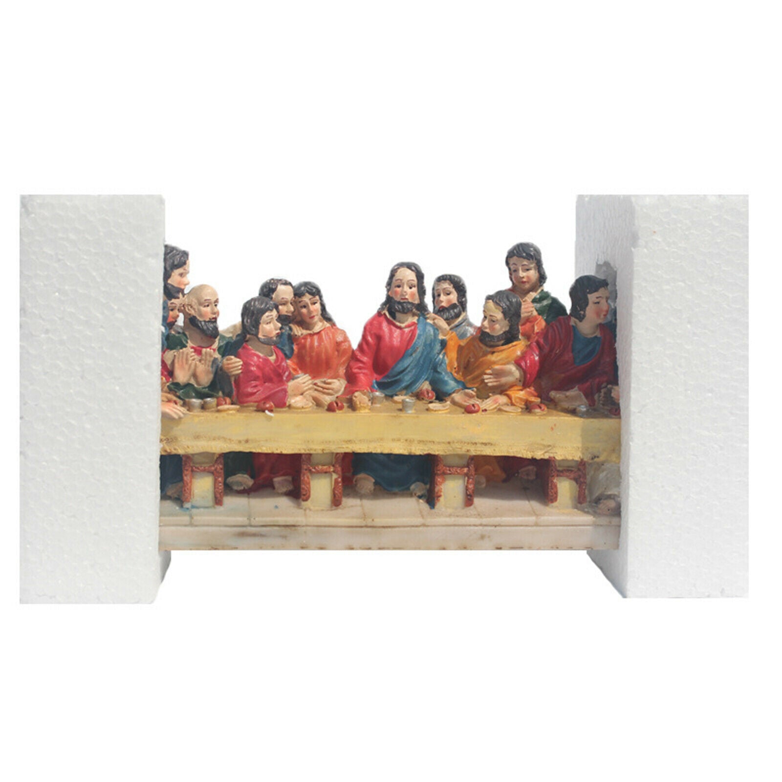 Father Jesus Dinner Scene Statue Crafts Church Bedroom Porch Decoration