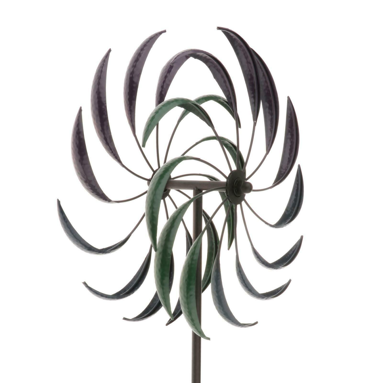 16inch Wind Spinner Rainbow Decorative Double-Layer Windmill Patio Ornament
