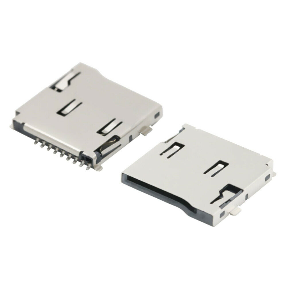 For Phone Tablet 10PCS 9 pin Micro SD Card Slot Connectors TF card deck Fit