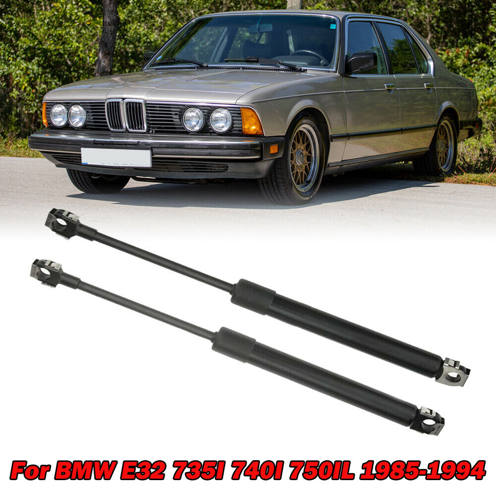 2Pcs Hood Lift Supports Struts Damper For BMW E32 735i 740i 750il 1986-1994