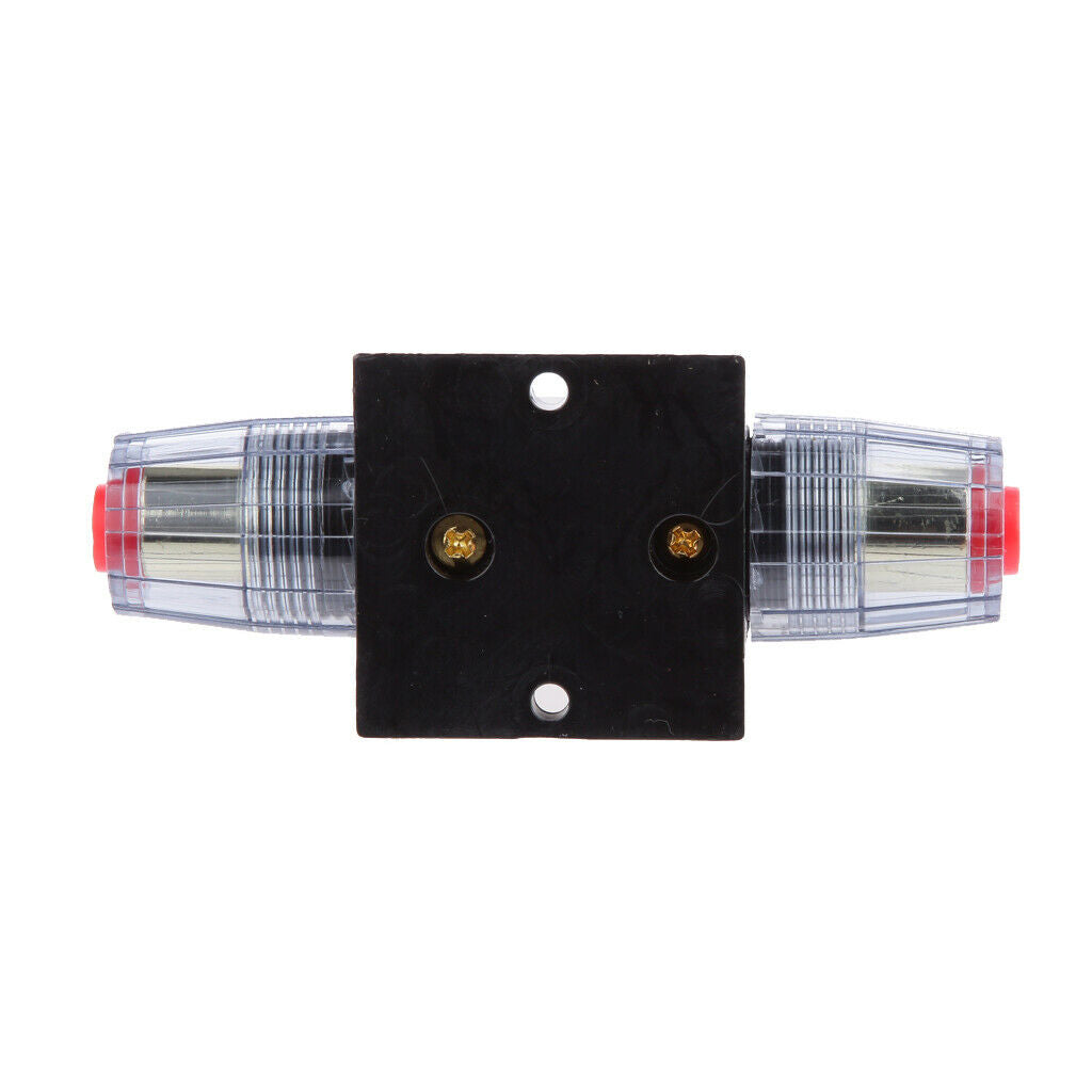 Manual Reset Circuit Breaker 12v/24v Car Auto Boat Audio Fuse Holder 30A+40A