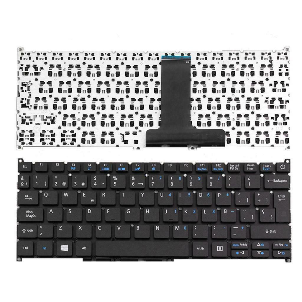 Black Replacements Keyboard for ACER Aspire ES1-132/ ES1-132-C37M/ C9N8 Spanish