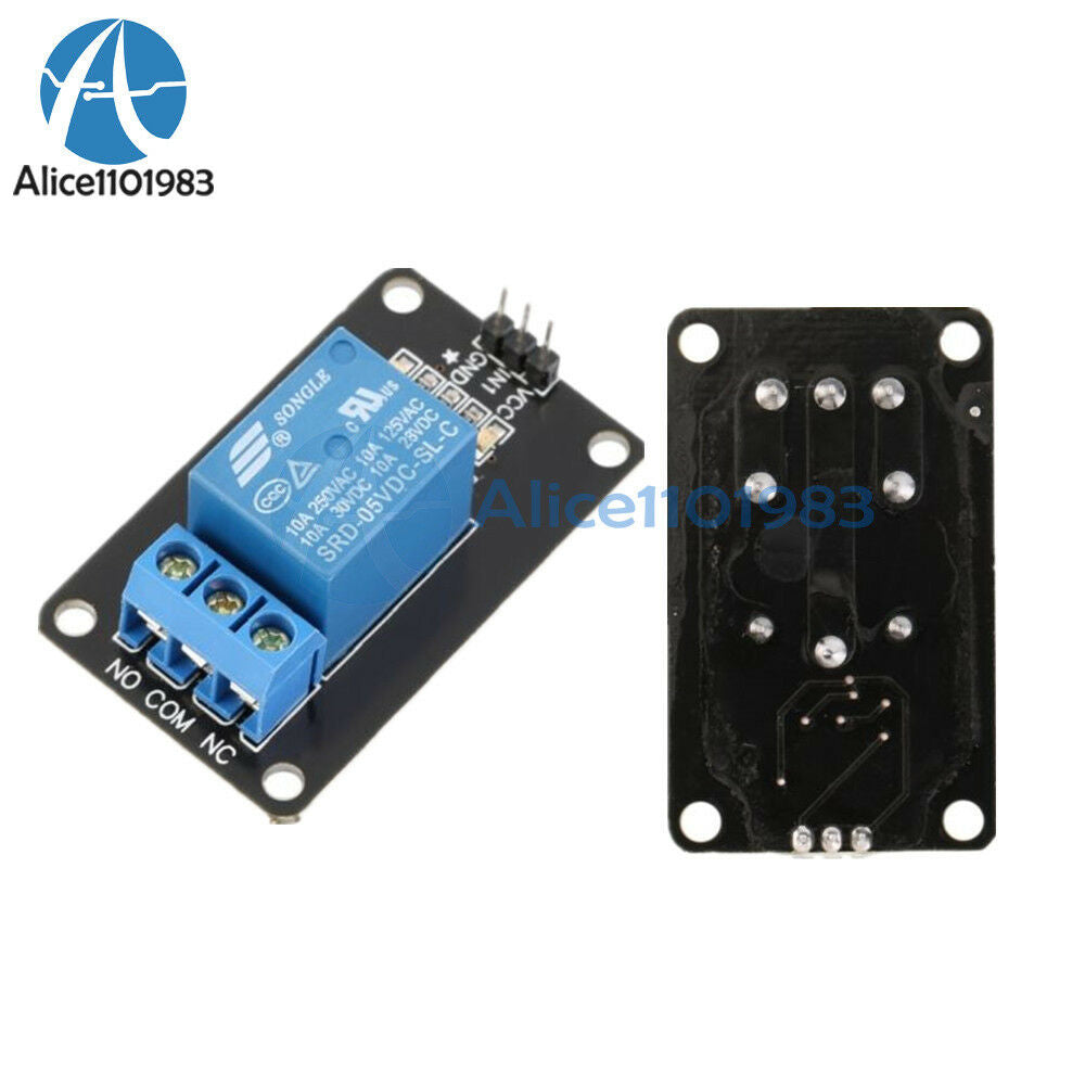 10PCS 5V One 1 Channel Relay Module Board Shield  For PIC AVR ARM  MCU Arduino