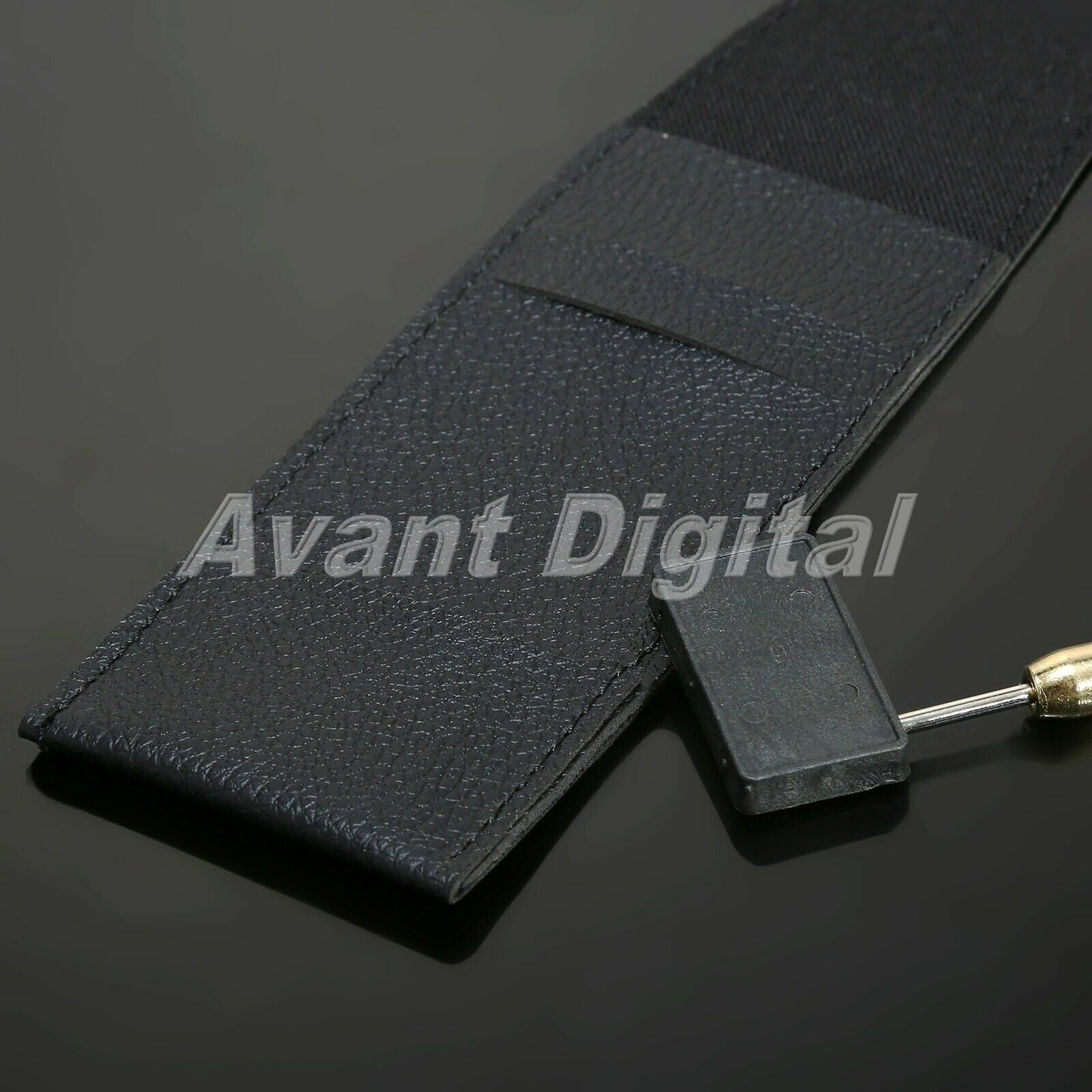 Darts Bag PU Leather Dart Holster Bag with Darts Seat Socket Base Portable Carry