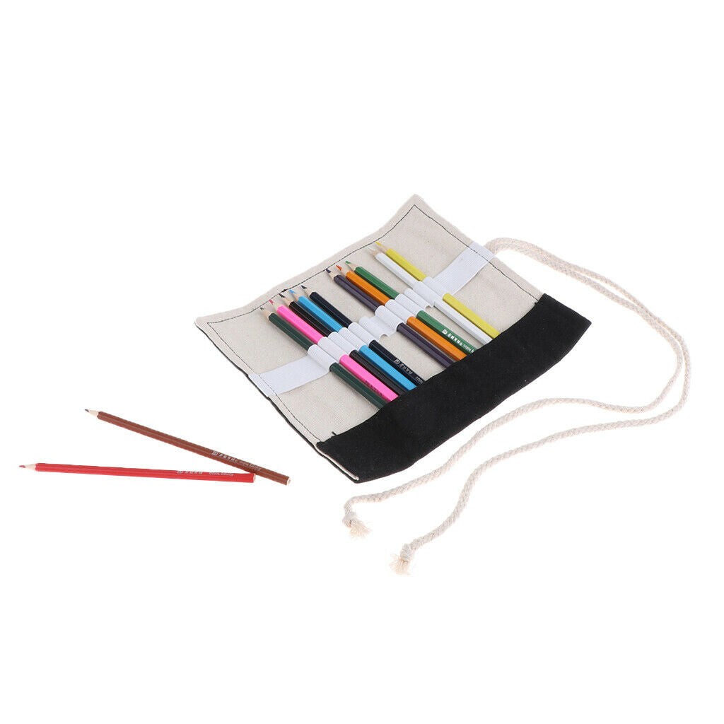 DIY Photo Album Scrapbook Photo Book with Canvas Roll Up Pencil Case - Perfect