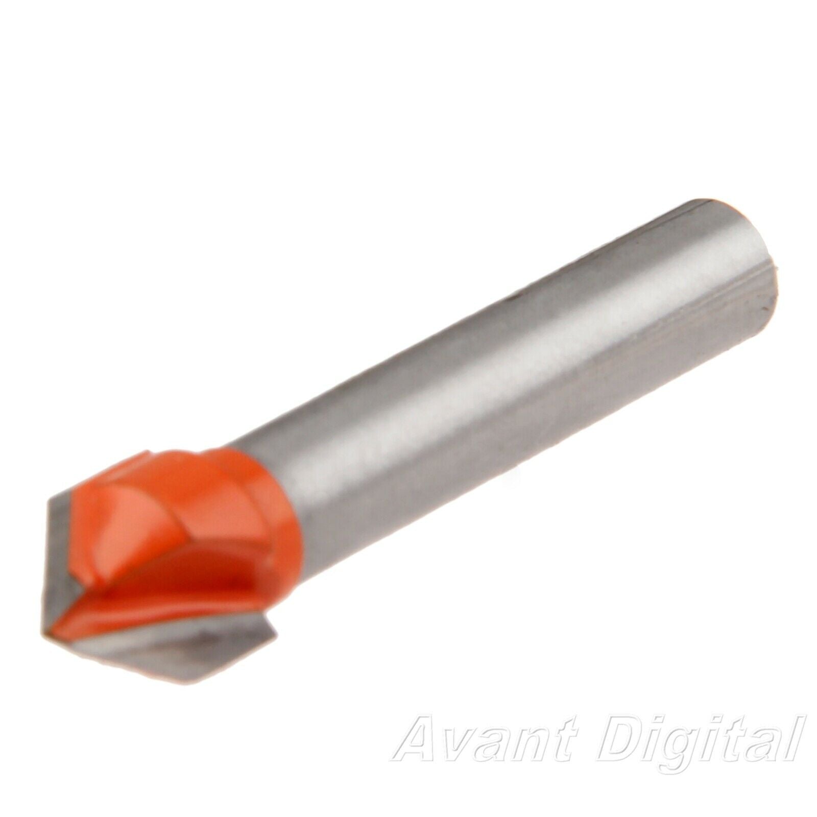 1/4"*3/8" Carbide Woodworking Flush Trim V Shape Router Bit Mill Trimmer Cutter