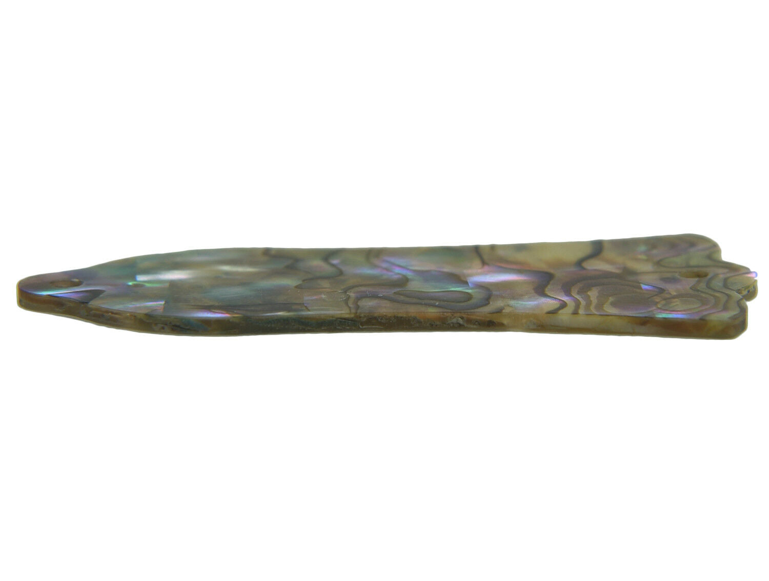 Natural Abalone Shell Guitar Truss Rod Cover with 2 Holes Fits Gibson Les Paul