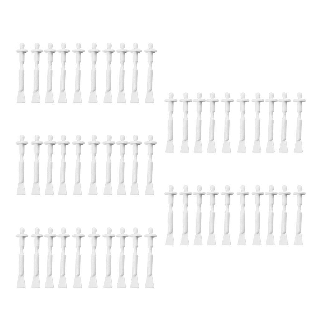 50 Waxing Applicators Wax Spatulas for Nose Cleaning Eyebrow Facial Hair Remove