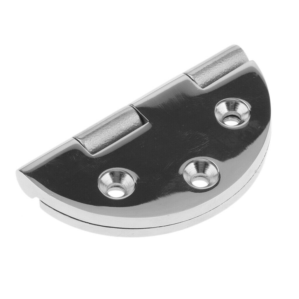 Stainless Steel 316 G Round Hinge Marine Boat Caravan Hinge 68mm Diameter