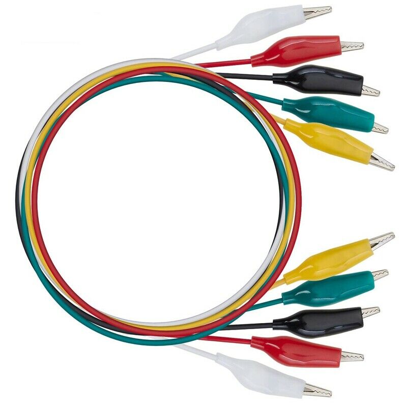 10 Colorful Alligator Clip Test Lines Double-Ended Alligator Clip Test Lines MX5