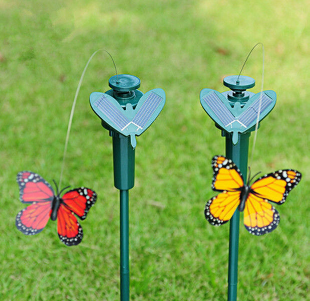 Solar Power Vibration Dancing Butterflies Flying Solar Garden Outdoor Decoration