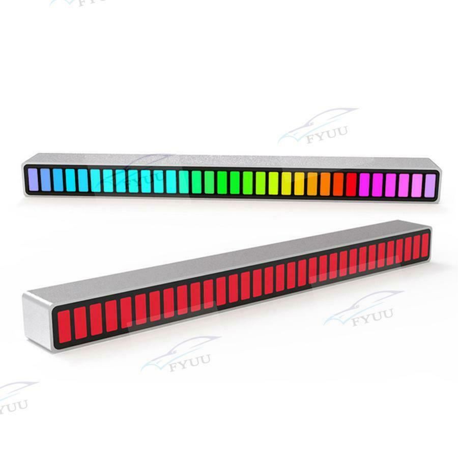 RGB 32LED Voice-Activated Pickup Rhythm Light Colors Sound Control Ambient Light