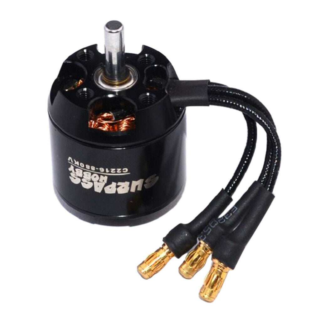 2216 880KV 14 Poles Brushless Motor for RC Fixed Airplane Parts