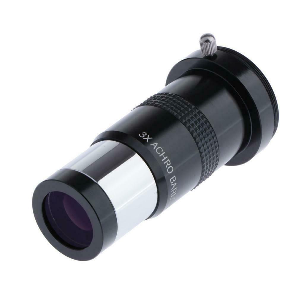 Universal Metal 3X Barlow Lens T-adapter 1.25"/31.75mm Economy Astronomical