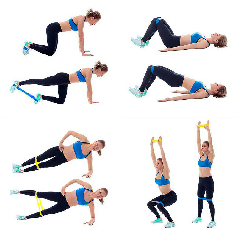 Shop-Story - Resistance Bands: 5 Bands Resistance Elastic Fitness