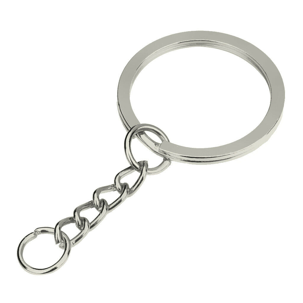 30pcs 25mm Split Ring Keychain Keyrings DIY Accessories Crafts Makings